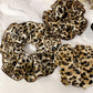 Gifty - Leopard Print Scrunchie Hair Ties