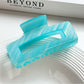 Beau - Geometric Hollow Acrylic Claw Hair Clip