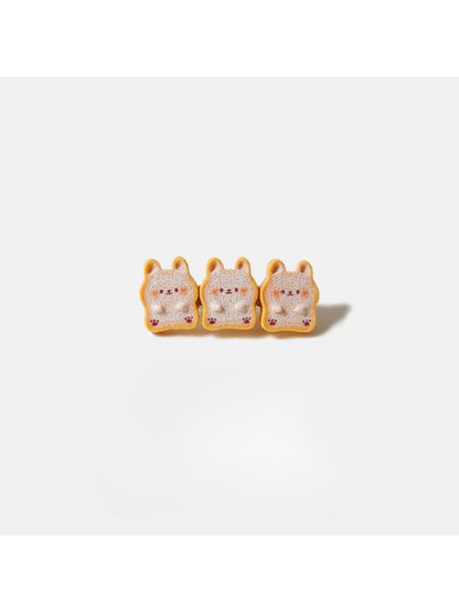 Beau - Cute Cartoon Toast Animal Hair Clips