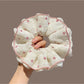 Gifty - Polka Dot Lace Trim Double Layer Scrunchie