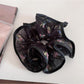 Gifty - Ruffled Small Floral Trim Scrunchie