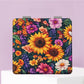 Mirroray - Lily Print PU Cover Folding Makeup Mirror