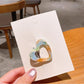 Beau - Beautiful Heart Shaped Acetate Hair Clip
