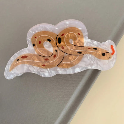 Beau - Cartoon Snake Hair Claw