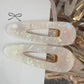 Beau - Elegant White Hollow Design Side Barrette