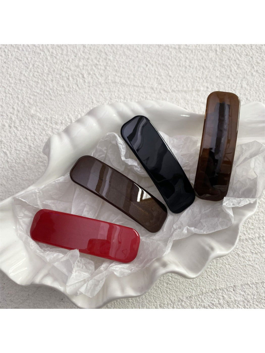 Beau - Solid Color Square Hair Clip