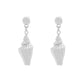 Earedge - Gold Tone Ocean Shell Statement Dangle Earrings