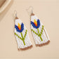 Earedge - Boho Floral Tassel Earrings
