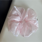 Gifty - Sheer Glossy Ruffle Polyester Scrunchie