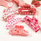 Beau - Valentine'S Day Heart-Patterned Claw Clip