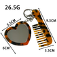 Keypus - Heart Mirror Comb Keychain