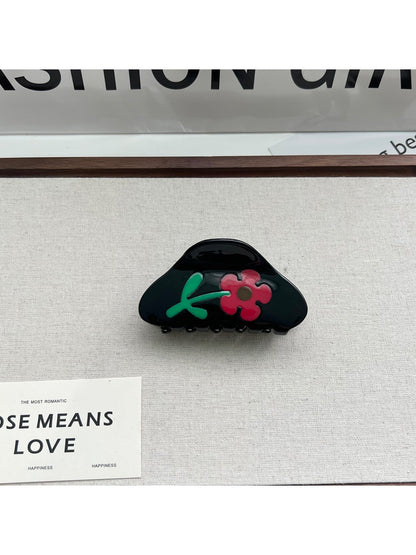 Beau - Cute Flower Shaped Acetate Hair Clip