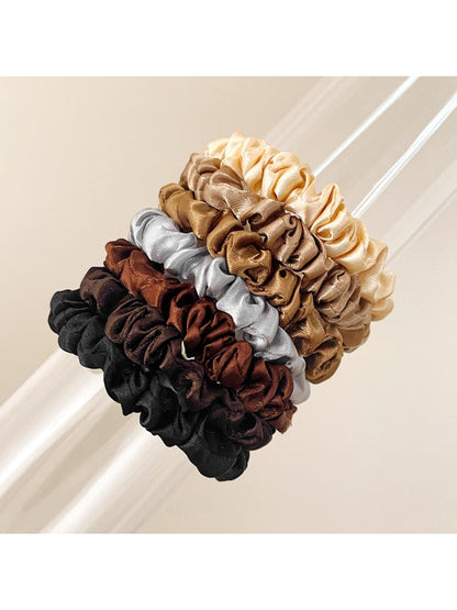 Gifty - Satin Skinny Scrunchie Set