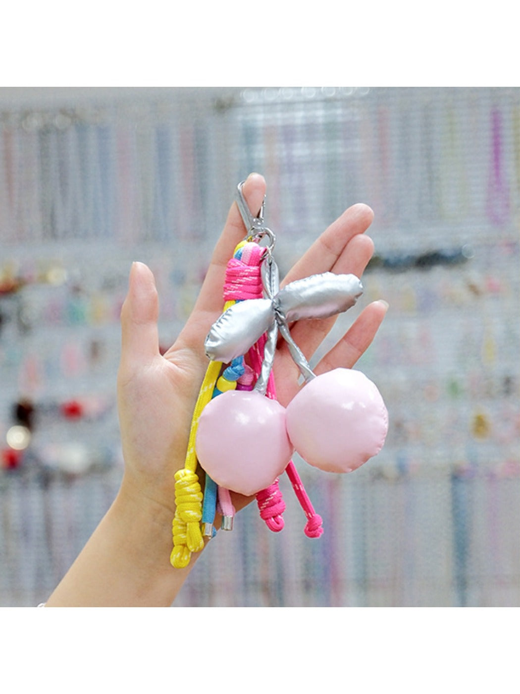 Keypus - Colorful Woven Rope Charm Keychain