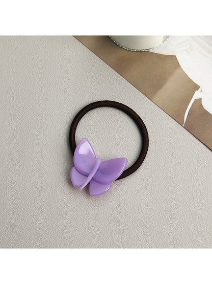 Gifty - Solid Colored Butterfly Hair Tie