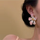 Earedge - Pink Vintage Flower Earrings