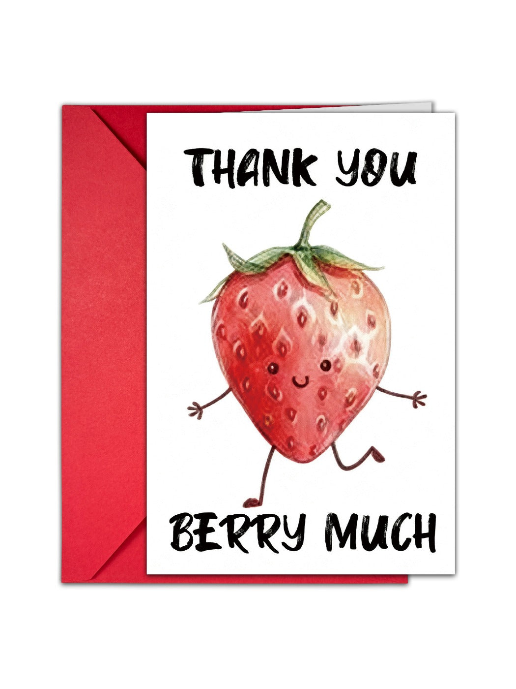 Carduria - Fruit Pattern Thank You Greeting Card