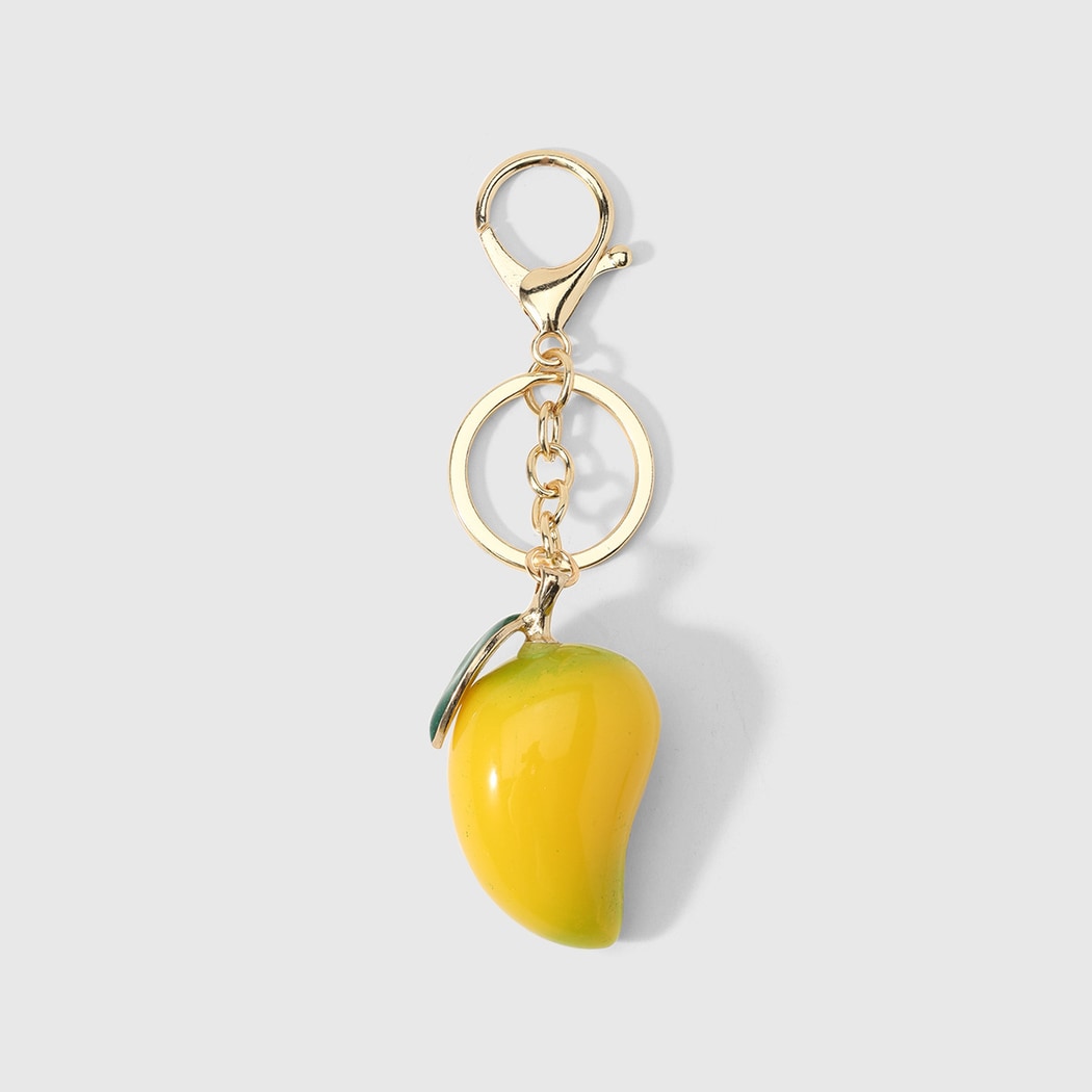 Keypus - Glossy Cute Fruit Pendant Keychain