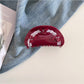 Beau - Adorable Half Round Cherry Themed Claw Clip