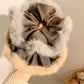 Gifty - Plush Edge Splicing Hair Loop