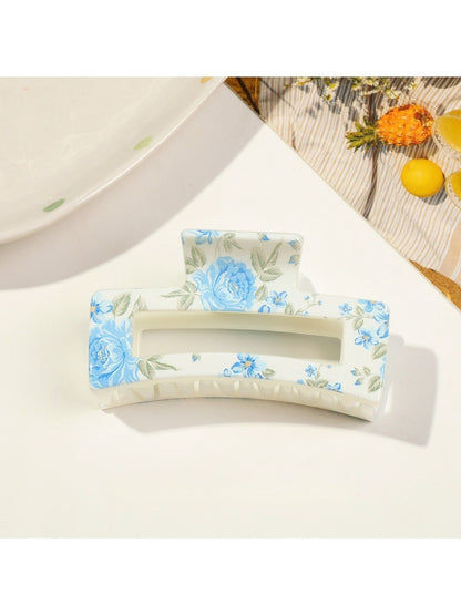 Beau - Floral Anti-slip Shark Hair Clip