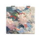 Mirroray - Floral Print PU Folding Tabletop Mirror