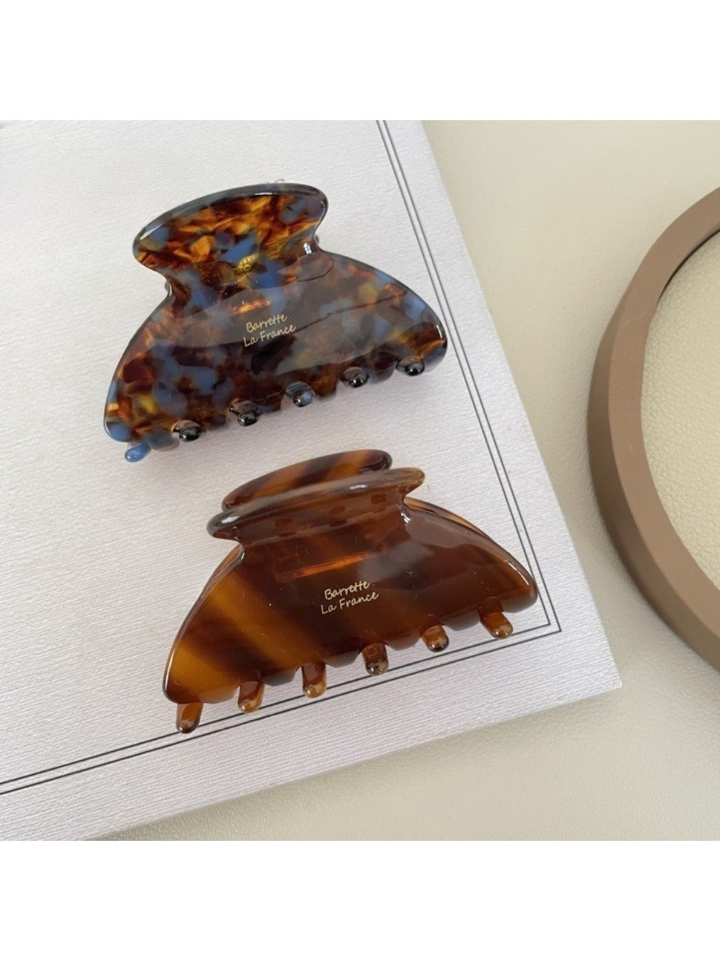 Beau - Beautiful Semi Circular Acetate Hair Clip