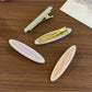 Beau - Iridescent Oval Acetate Hair Clip