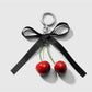 Keypus - Y2K Bow Cherry Bag Charm Keychain Pendant