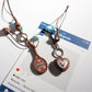 Close-up of brown cartoon keychain showing detailed facial features