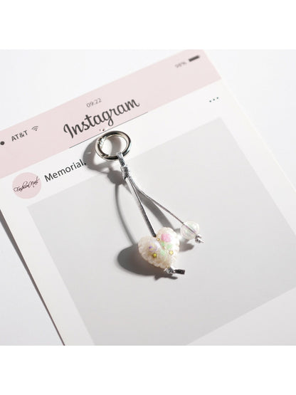 Keypus keychain displayed on a white background with soft shadows