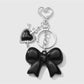 Keypus - Y2K Acrylic Bow and Mirror Charm Keychain