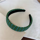 Gifty - Wide Polka Dot Fabric Covered Women's Headband