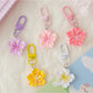 Keypus - Macaron Colored Cherry Blossom Keychain