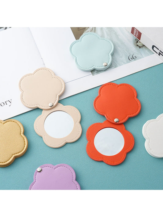 Mirroray - Elegant Flower Shaped Rotating Makeup Mirror