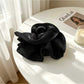 Beau - Ruched Cloud Polyester Banana Hair Clip
