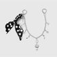 Keypus - Polka Dot Scarf Cherry Chain Bag Charm Keychain