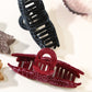 Beau - Vintage Leopard Print Bow Claw Clip
