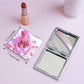 Mirroray - Cartoon Print Folding PU Glass Makeup Mirror
