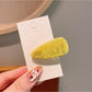 Beau - Oval Acetate Fiber Barrette Style Hair Clip