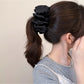 Beau - Pleated Cross Detail Polyester Banana Clip