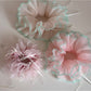 Side view of Gifty Ribbon Knot Tulle Scrunchie showing delicate tulle fabric and ribbon knot