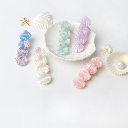 Beau - Sweet Acetate Scallop Motif Hair Clip