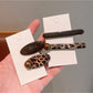 Beau - Acetate Geometric Oval and Bar Hair Clip