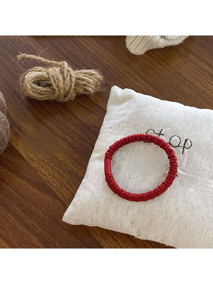 Gifty - Colorful Minimalist Ruched Hair Tie