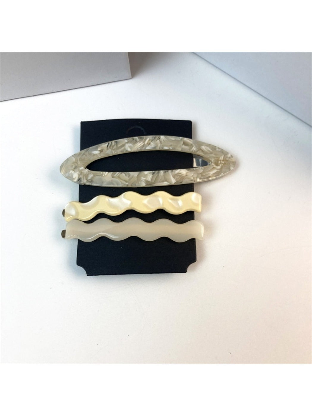 Beau - Minimalist Bangs Hair Clip Set