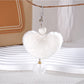 Keypus - Heart Fluffy Pom Pom Keychain