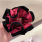 Gifty - Pleated Satin Color Blocking Scrunchie