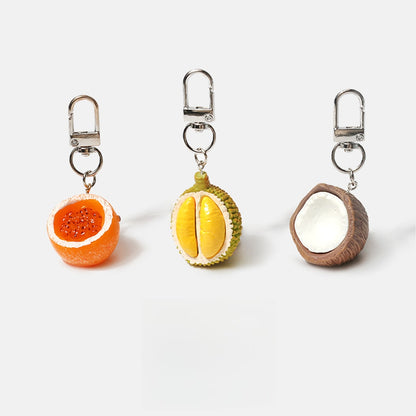 Keypus - Sweet Style Fruit Charm Plastic Alloy Keychain