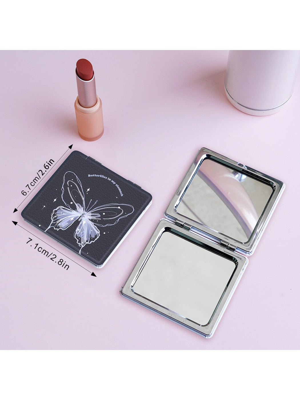 Mirroray - Dreamy Butterfly Pattern Makeup Mirror